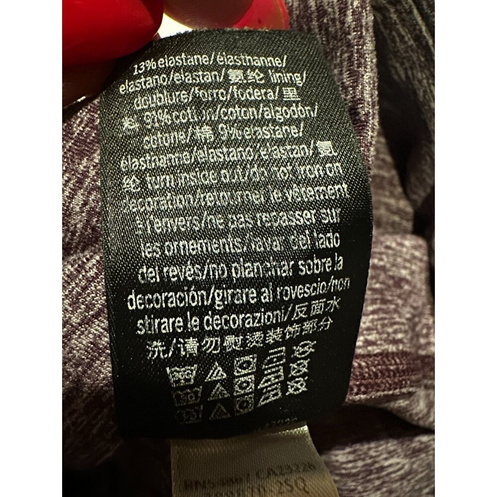 Victoria's Secret PINK COZY Soft Leggings Burgandy Heather High Rise Women’s L - Picture 7 of 8